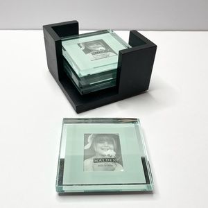 Photo Coasters with Holder